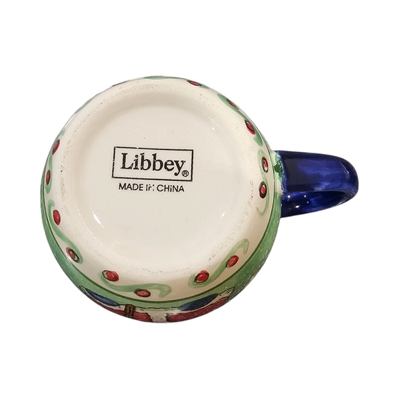 Libbey Christmas Holiday Santa 14 oz Mug Colorful LIE16 Collection Replacement - Picture 5 of 6